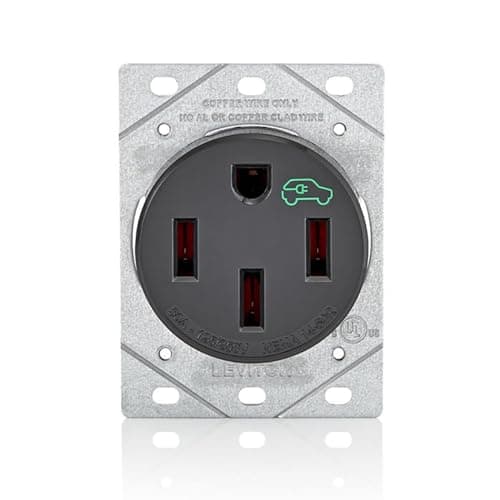 Leviton 1450R Heavy-Duty EV Receptacle (NEMA 14-50)